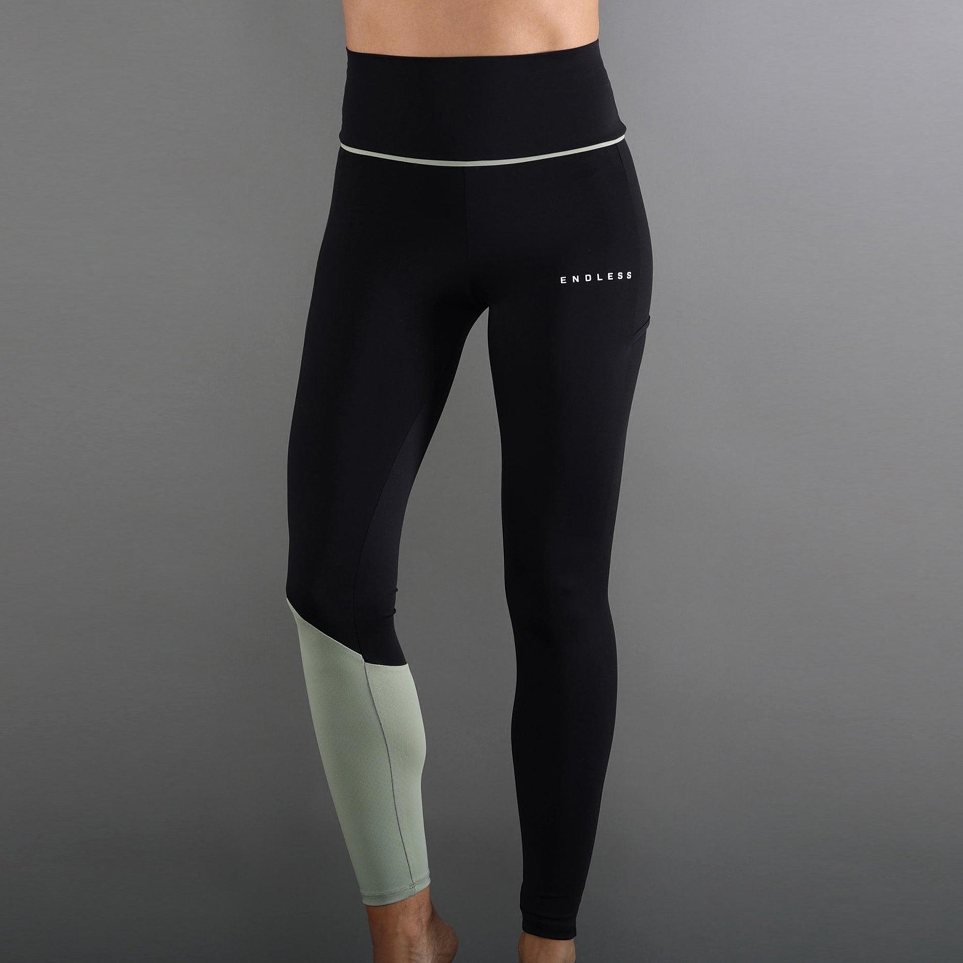 Endless VANITY POCKET Calzamaglia Donna - nero, oliva