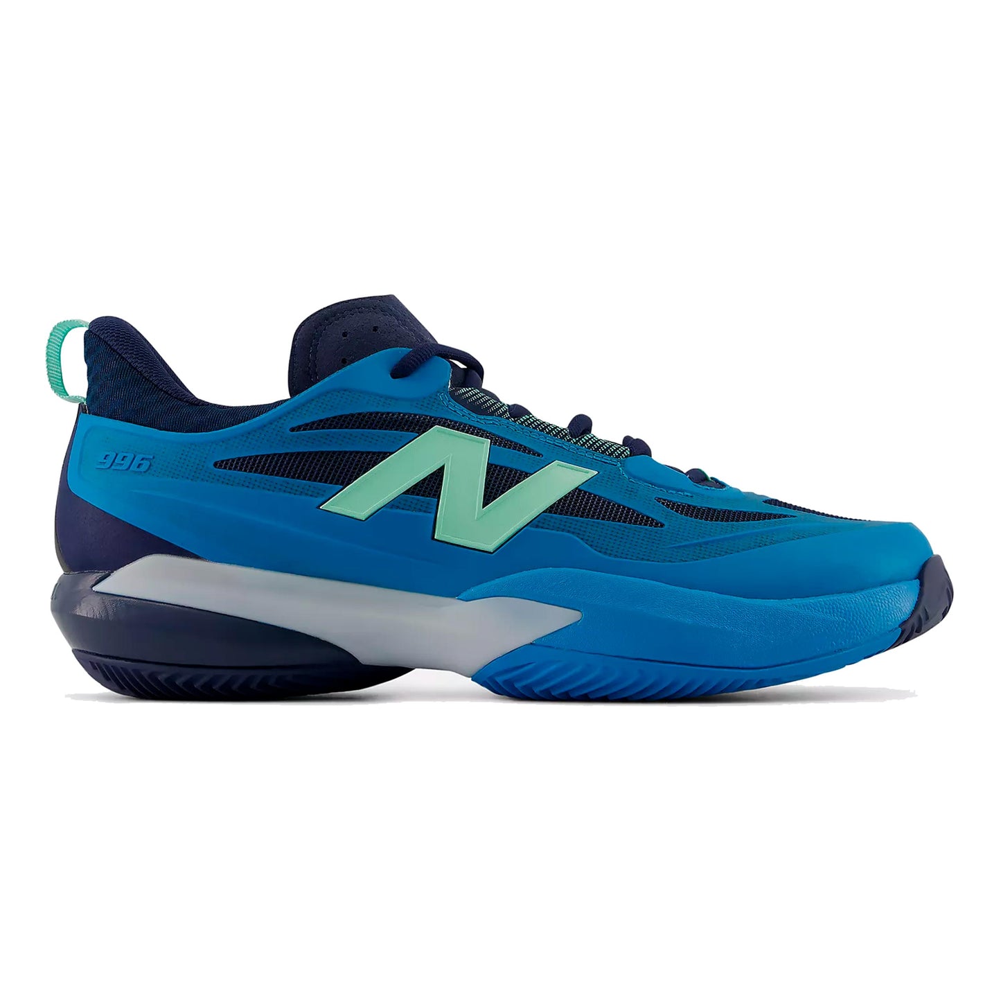 New Balance 996v7 Scarpa per terra rossa Uomini - turchese, blu scuro