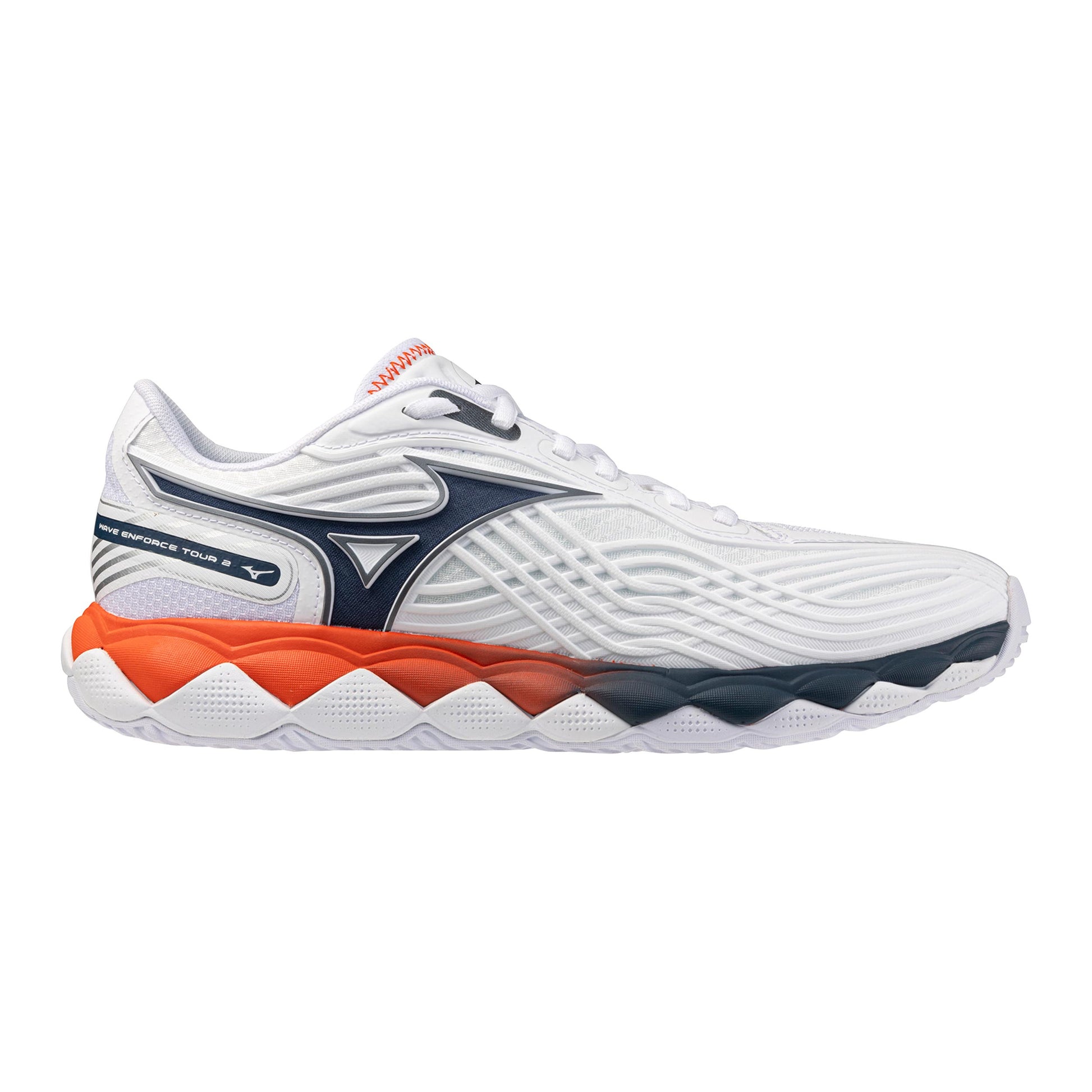 Mizuno Wave Enforce Tour 2 Scarpa per tutte le superfici Uomini - bianco, blu