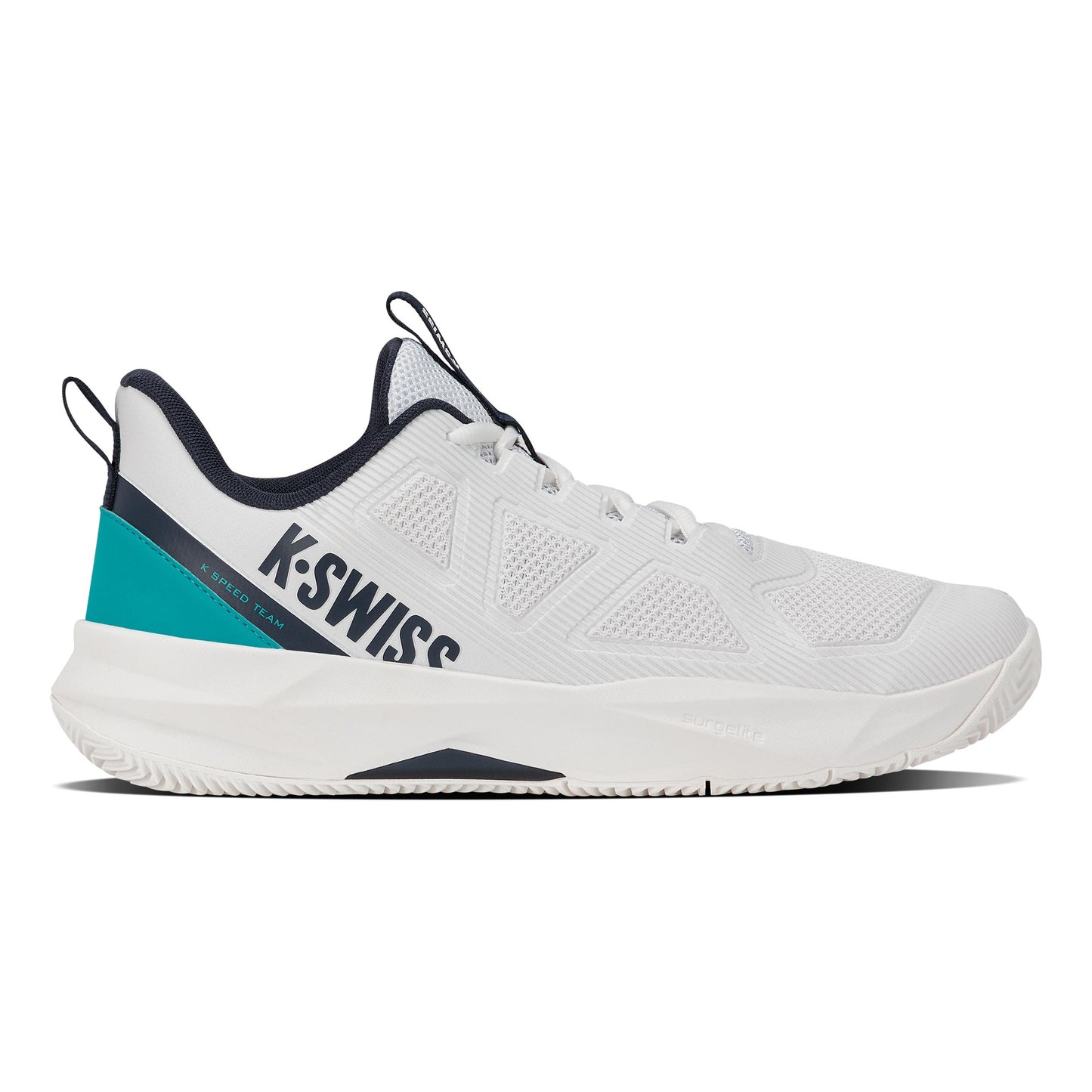 K-Swiss K-Speed Team Scarpa per terra rossa Uomini - bianco, turchese