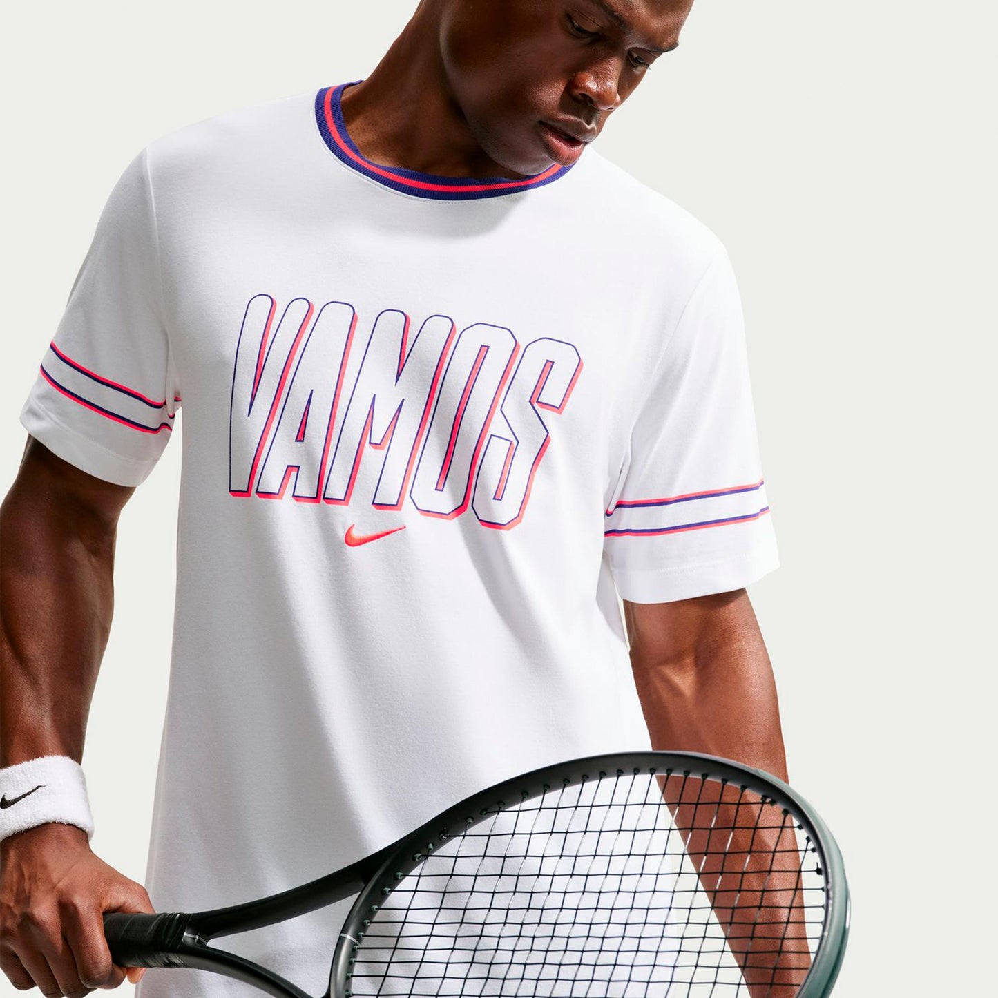 Nike Court Dri-Fit Maglietta Uomini - bianco