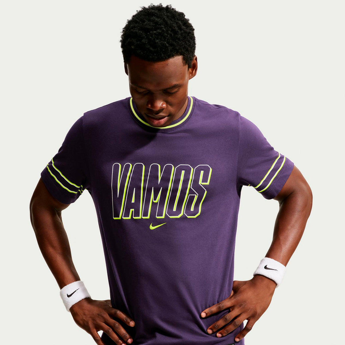 Nike Court Dri-Fit Maglietta Uomini - viola scuro