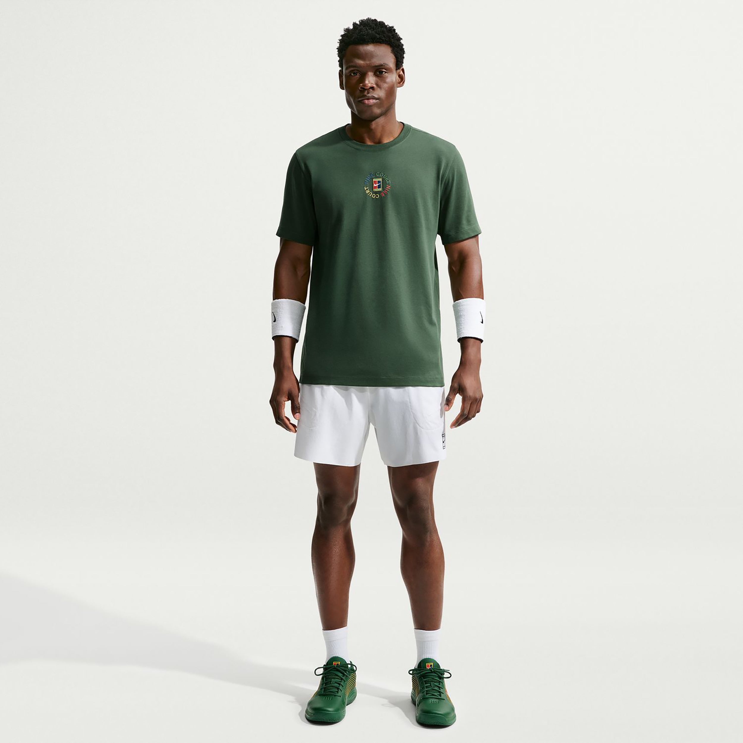Nike Court Maglietta Uomini - verde scuro