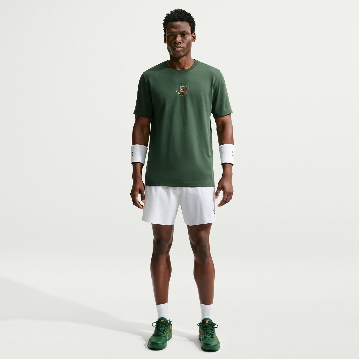 Nike Court Maglietta Uomini - verde scuro