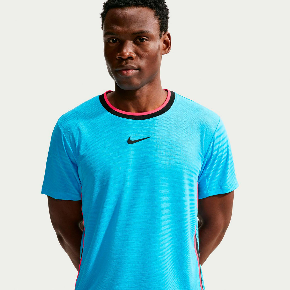 Nike Court Slam Maglietta Uomini - blu chiaro