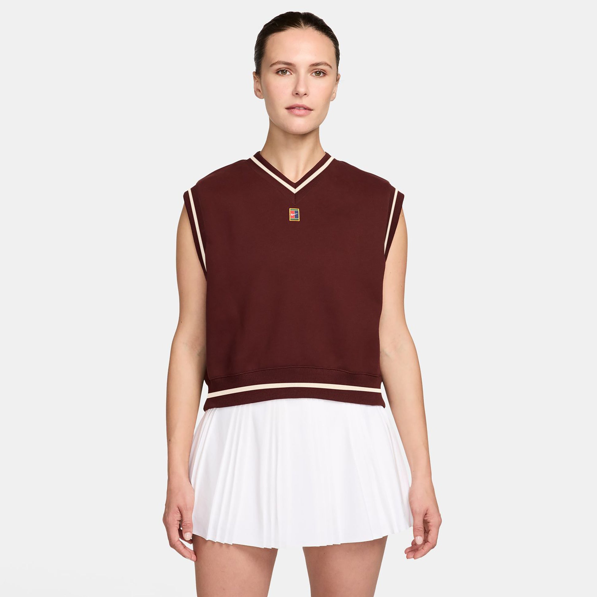 Nike Court Gilet Donna - marrone