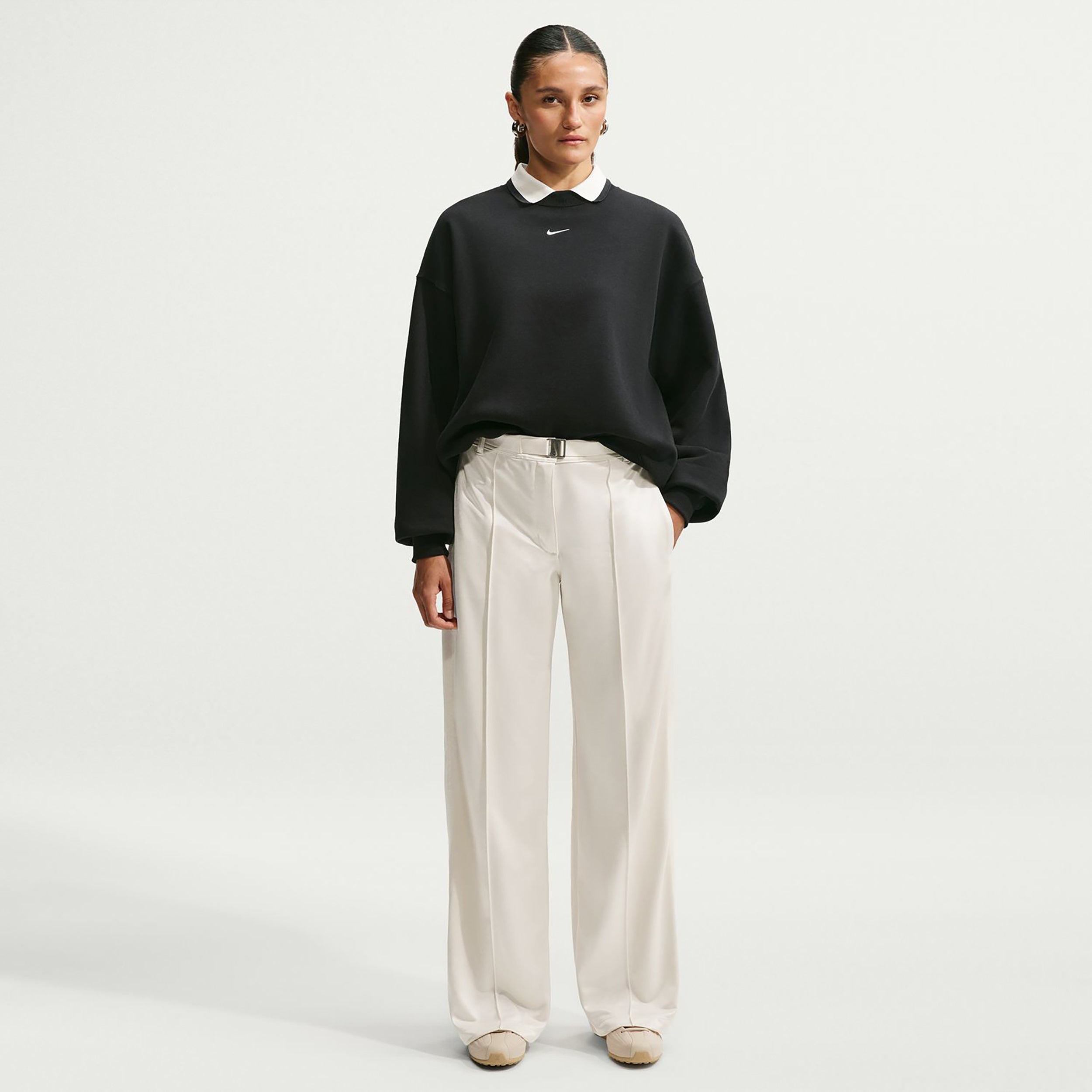 Nike Studio Fleece Felpa Donna - nero