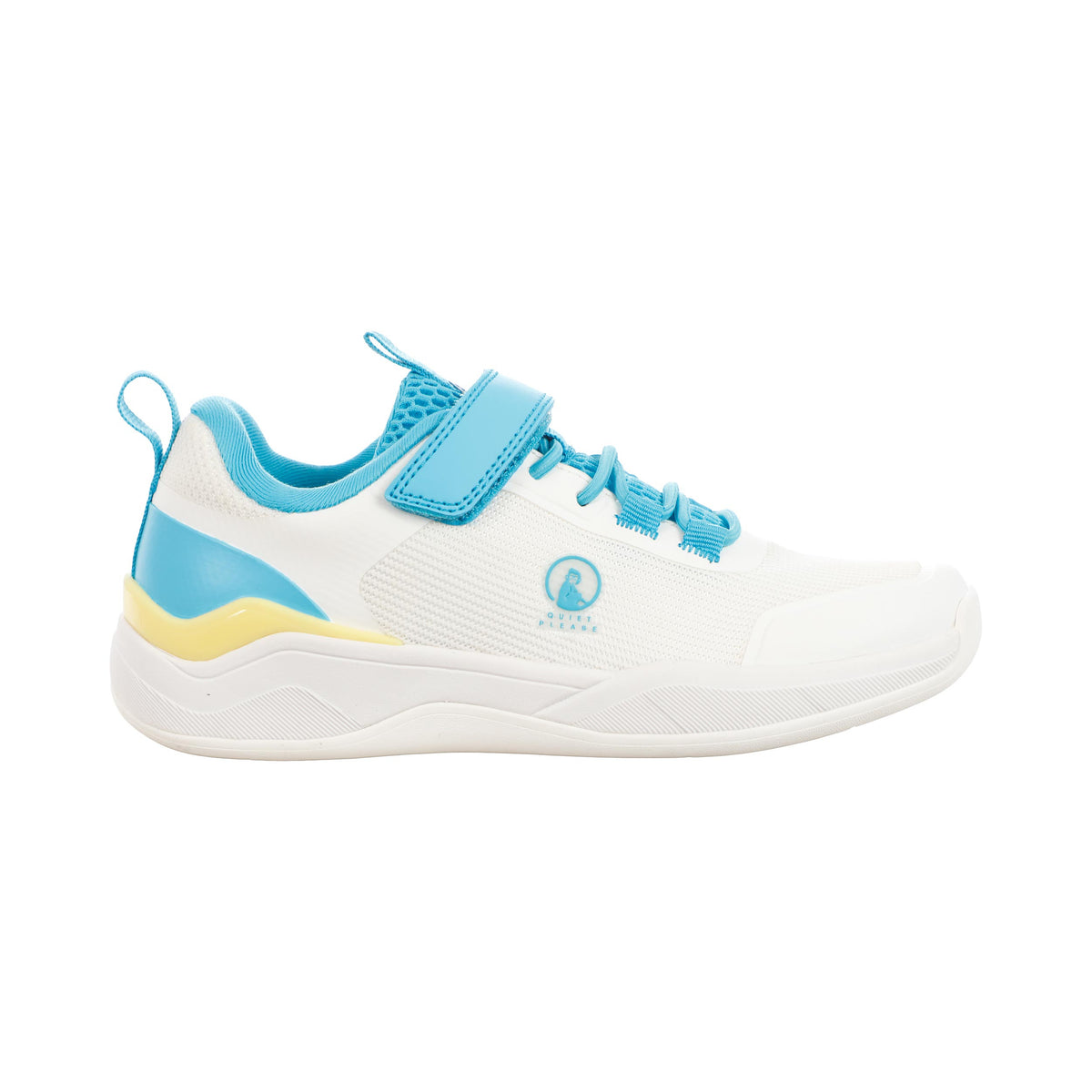 Quiet Please Carpet Champ Scarpa per tappeto Bambini - bianco, turchese