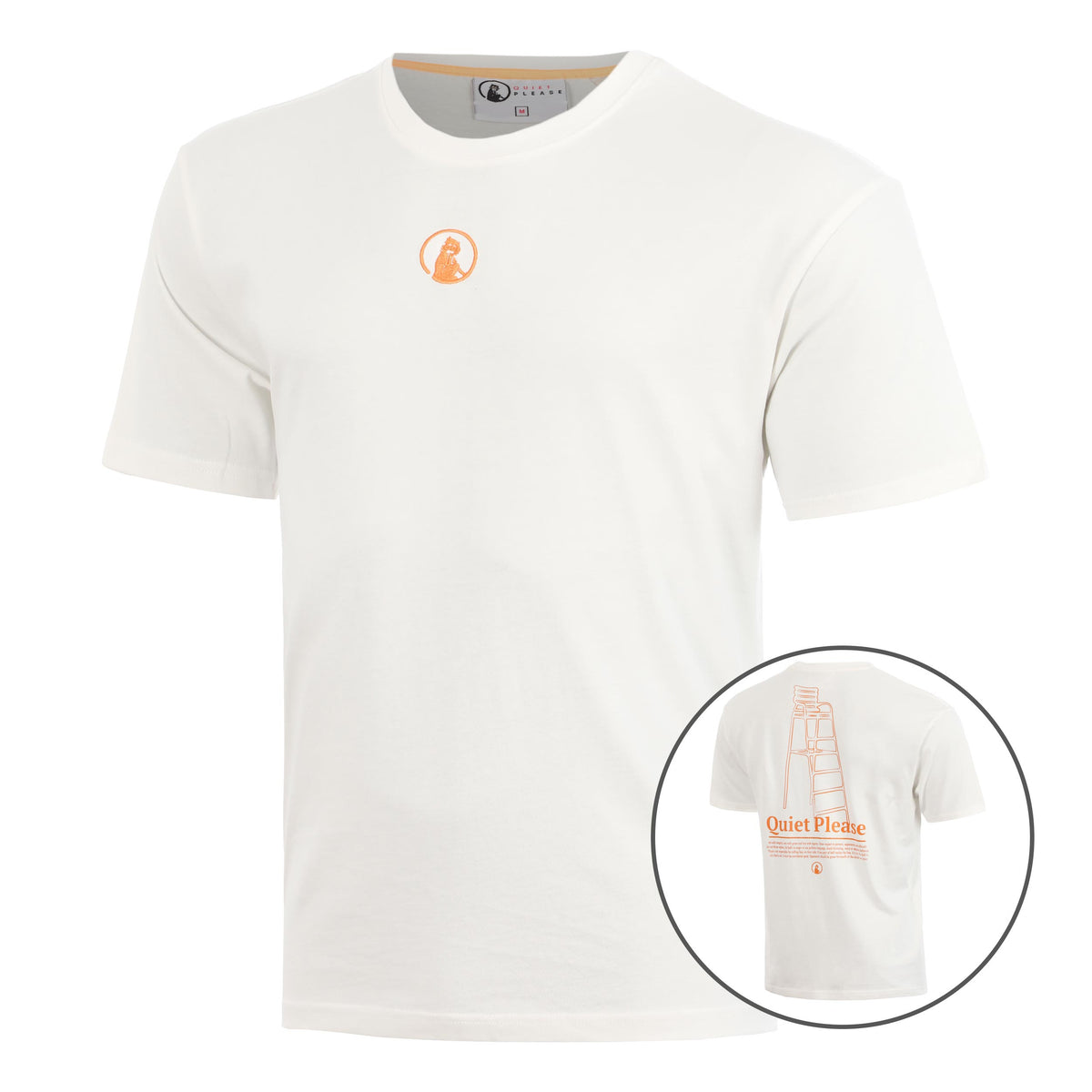 Quiet Please Umpire Loose Fit Maglietta Uomini - crema