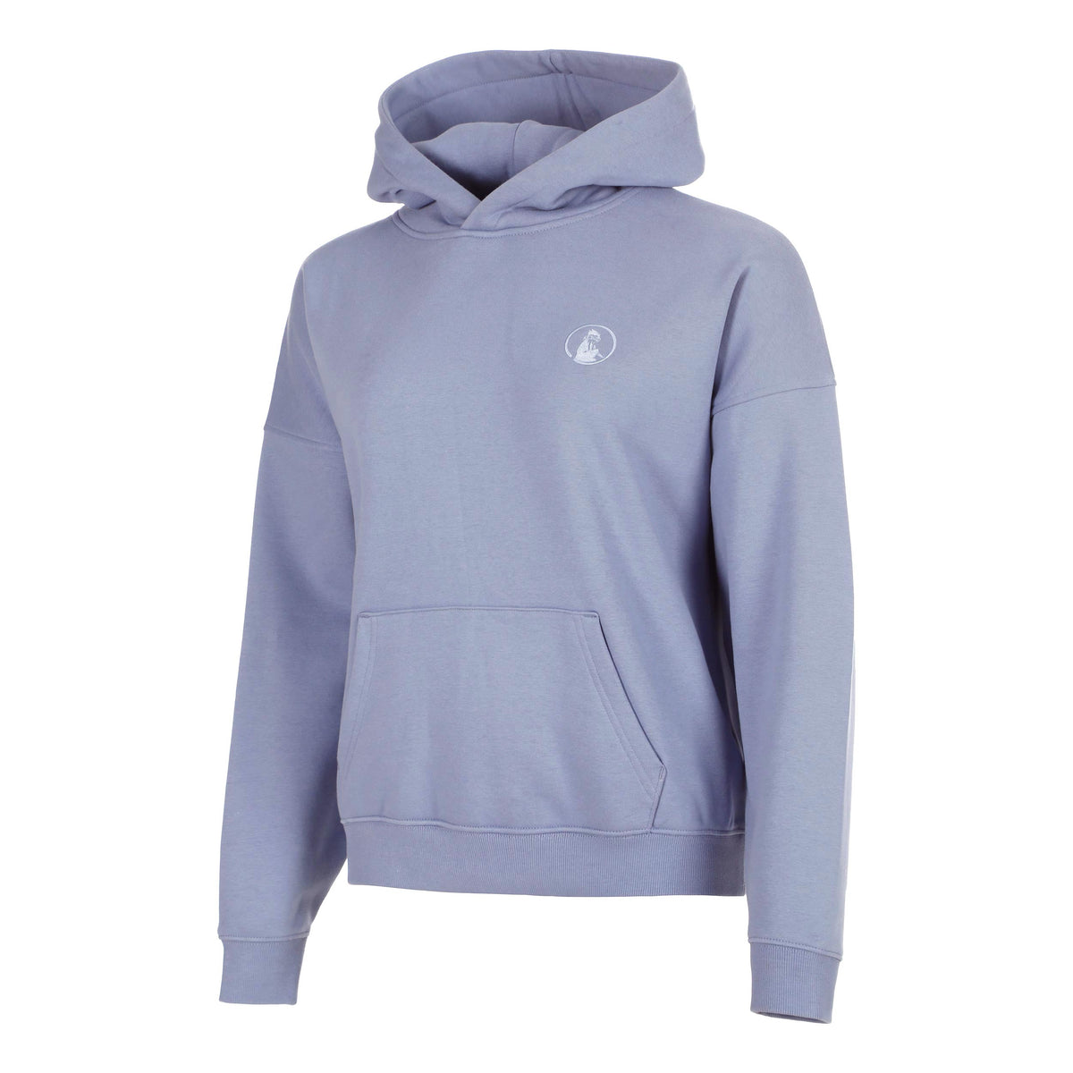 Quiet Please Confidence Oversize Felpa con cappuccio Donna - blu