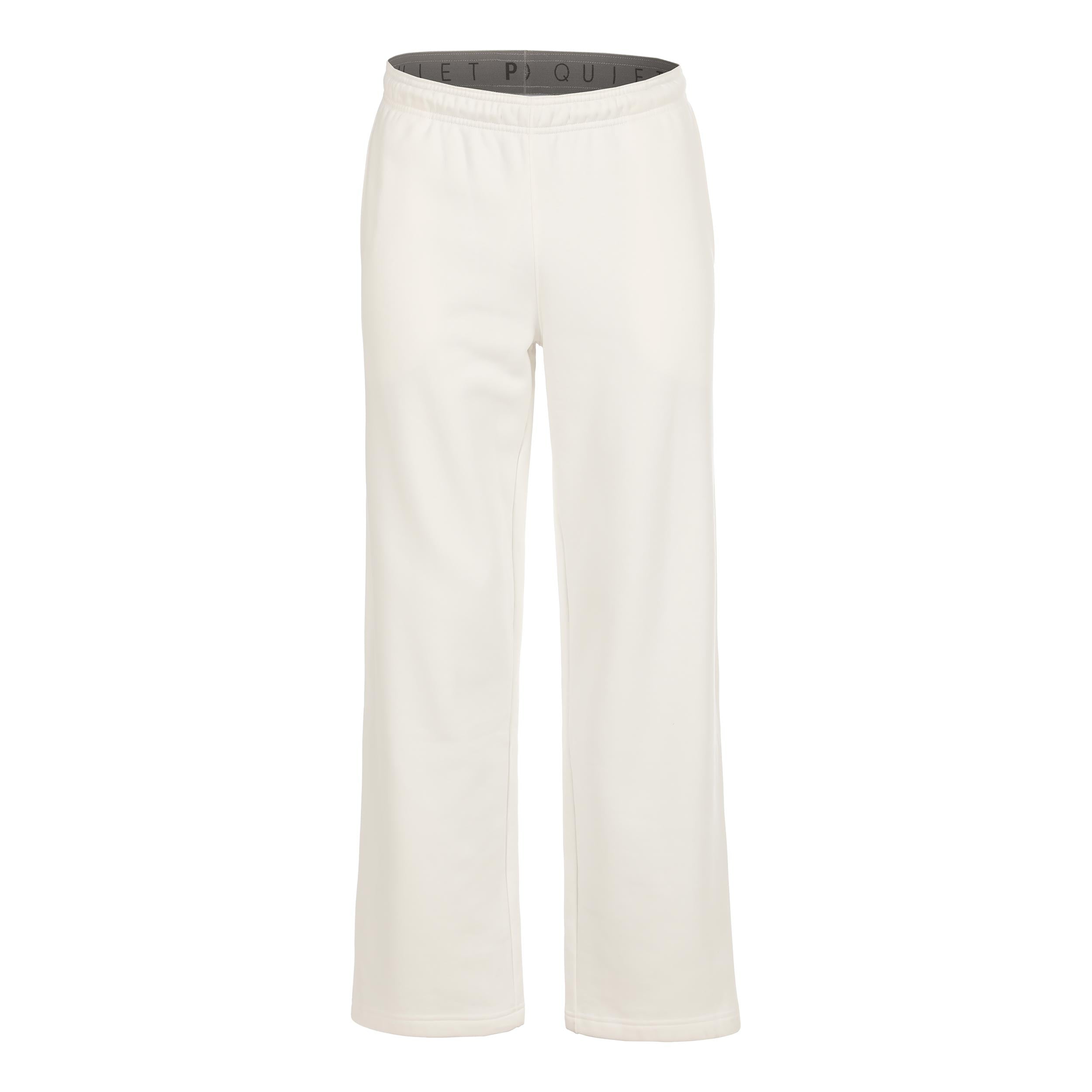 Quiet Please Straight Leg Pantalone da allenamento Unisex - crema