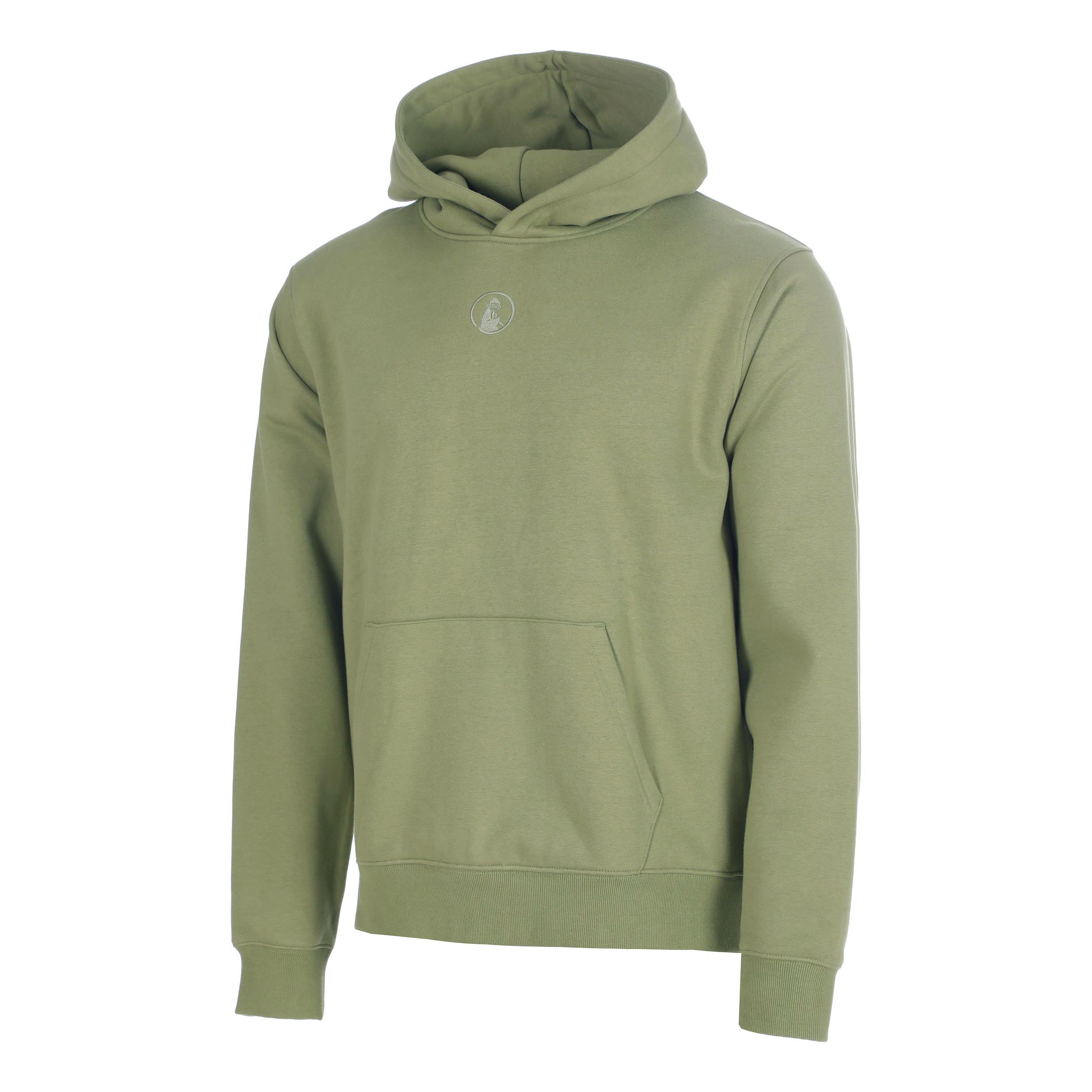 Quiet Please Club House Loose Fit Felpa con cappuccio Uomini - cachi