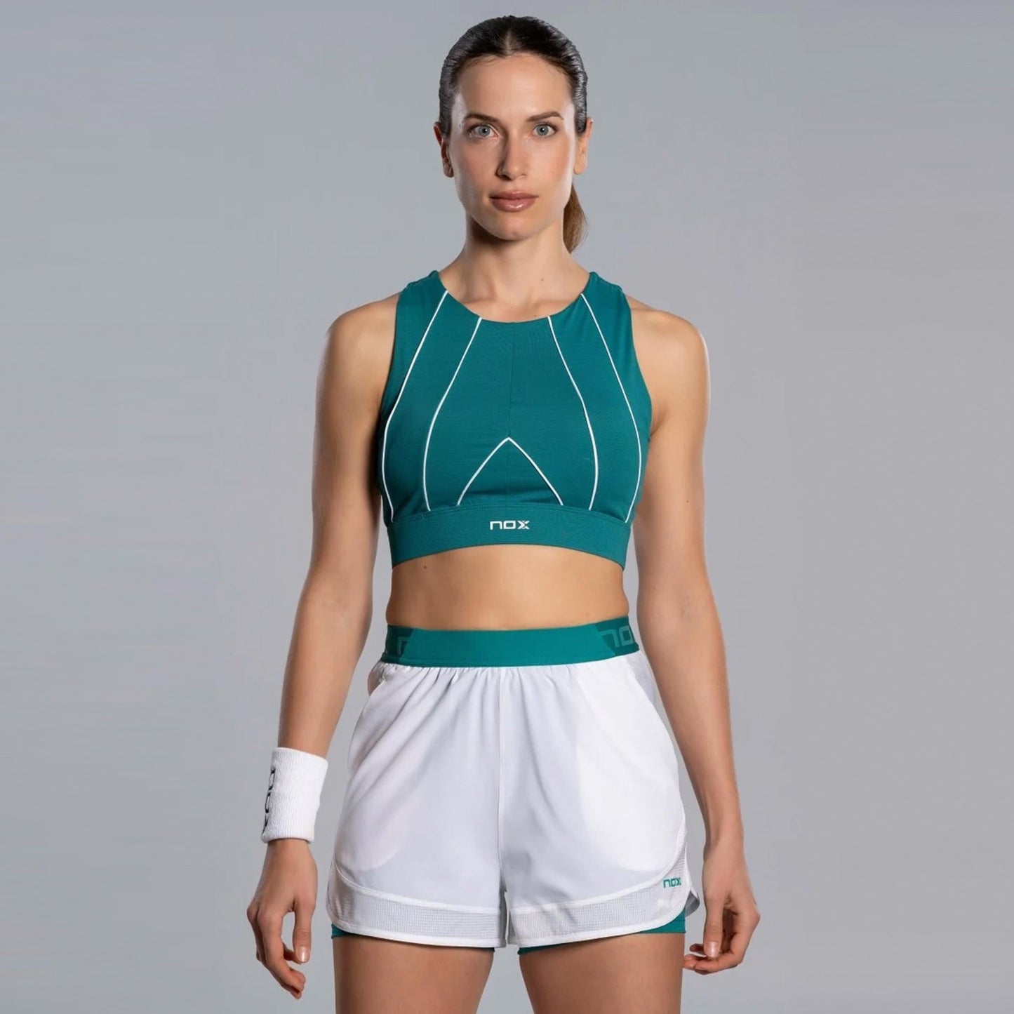 NOX Pro Canottiera Donna - blu-verde