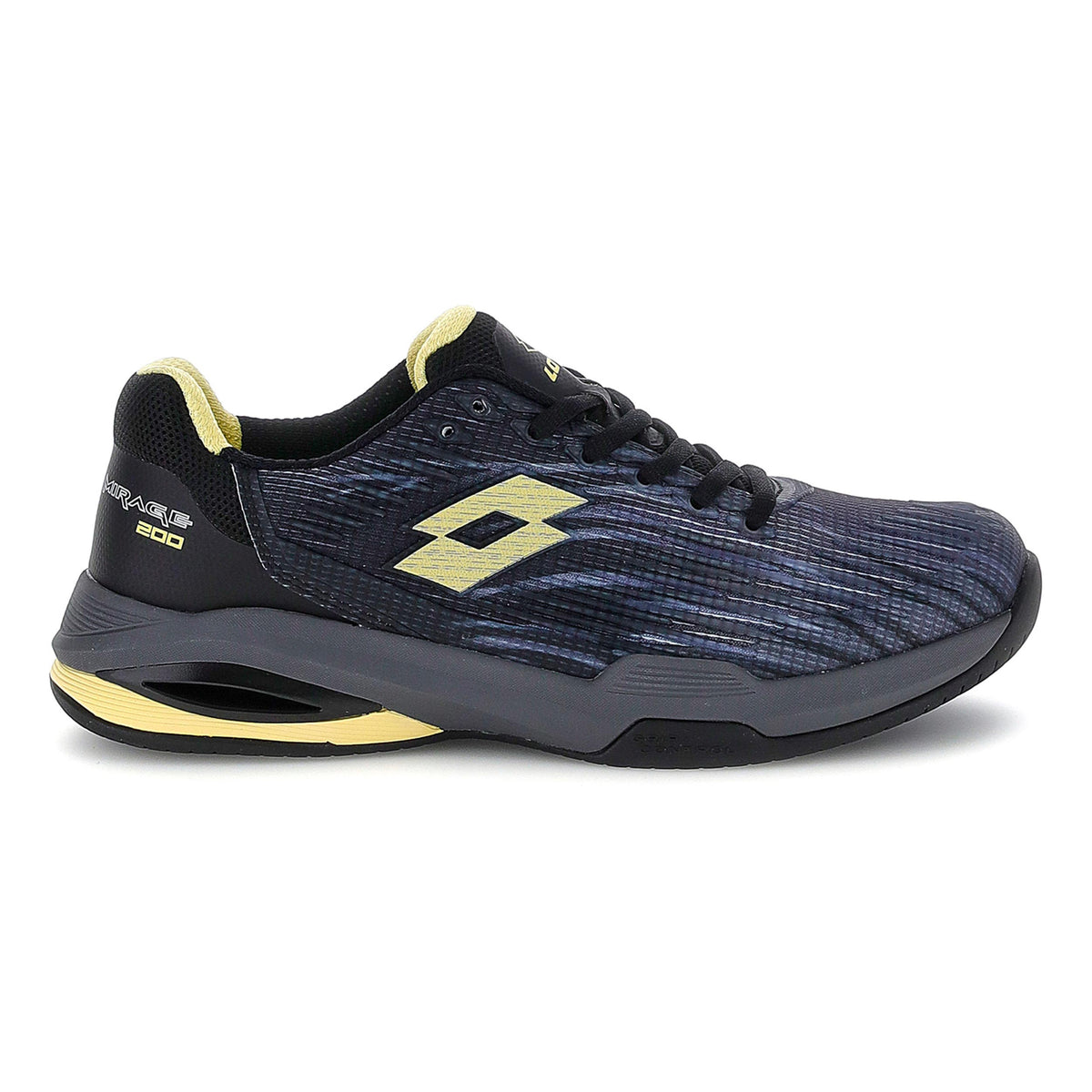 Lotto Mirage 200 III PRT SPD Scarpa per tutte le superfici Uomini - nero, giallo