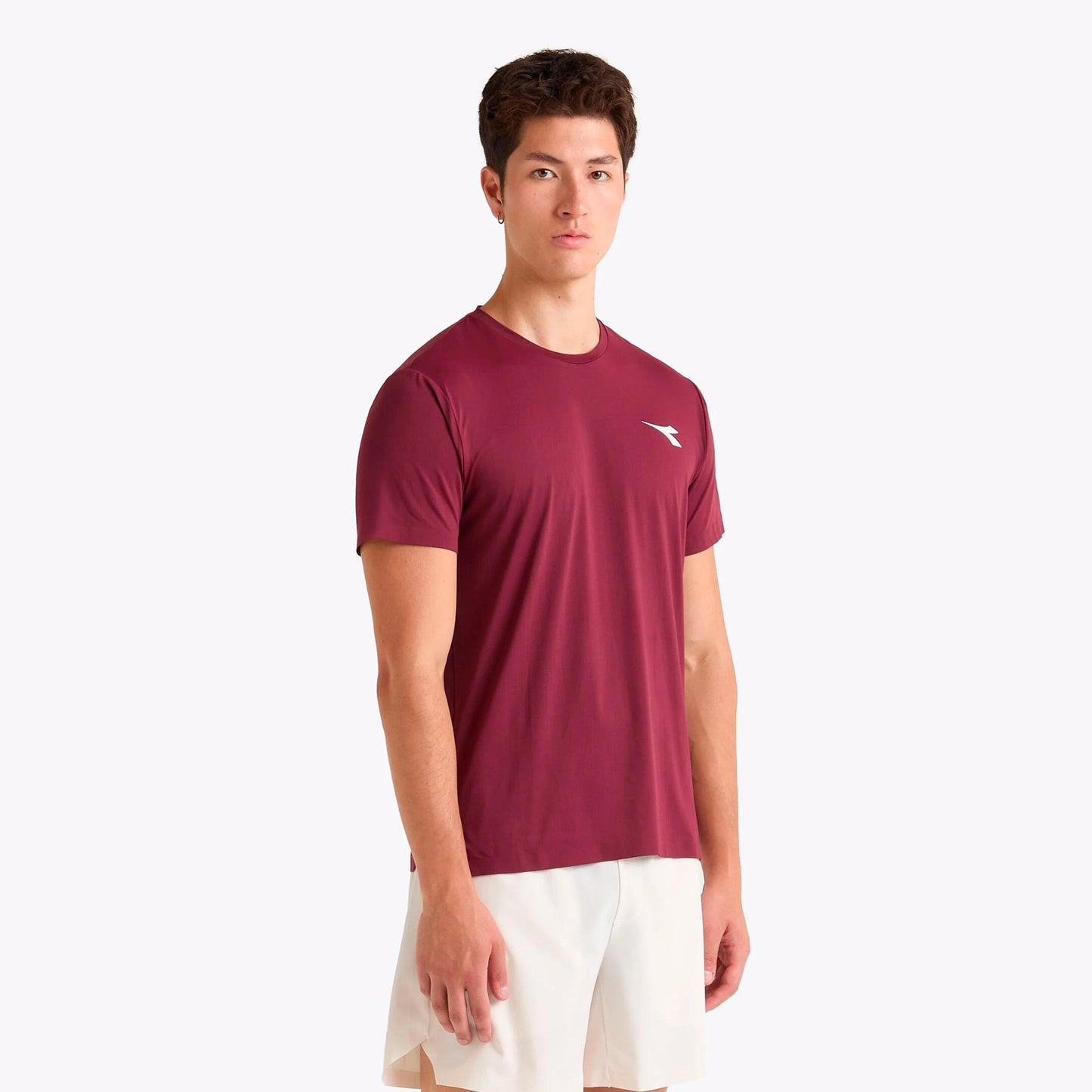 Diadora Icon Maglietta Uomini - vino rosso