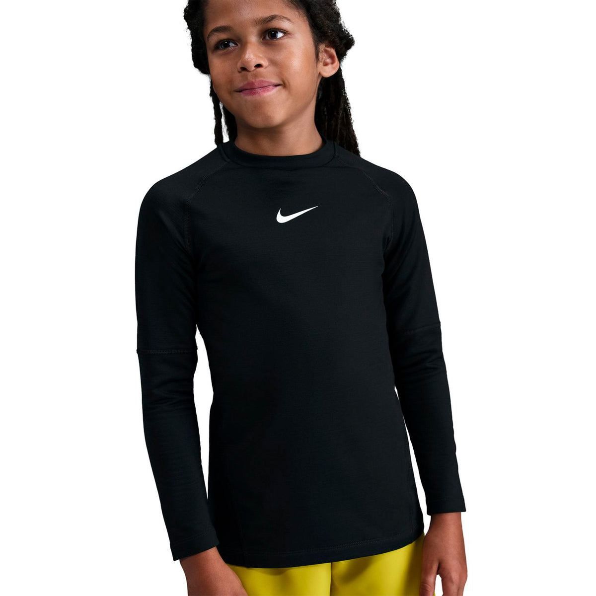 Nike Dri-Fit Crewneck Manica lunga Ragazzi - nero