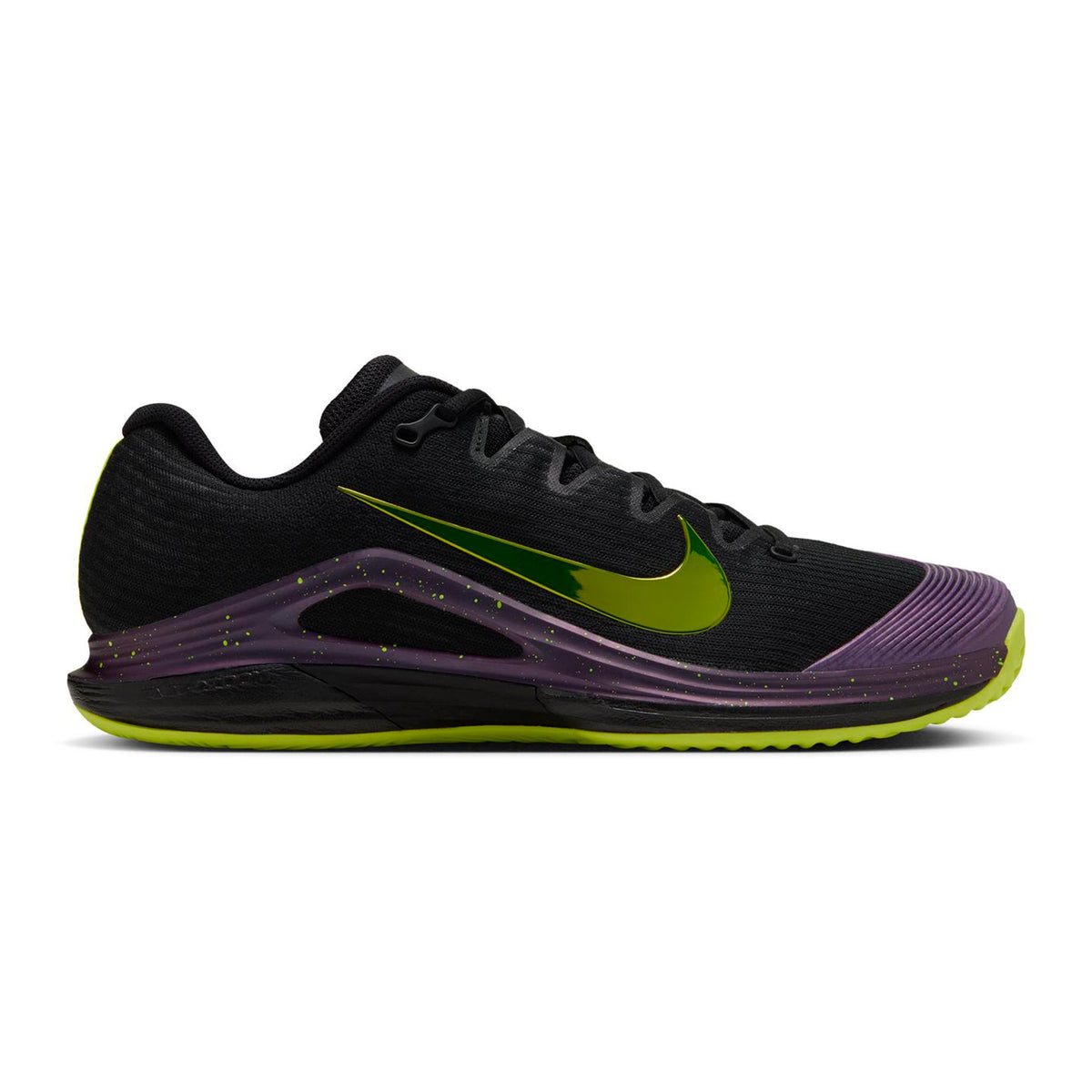 Nike Zoom Vapor 12 Scarpa per terra rossa Uomini - nero, giallo neon