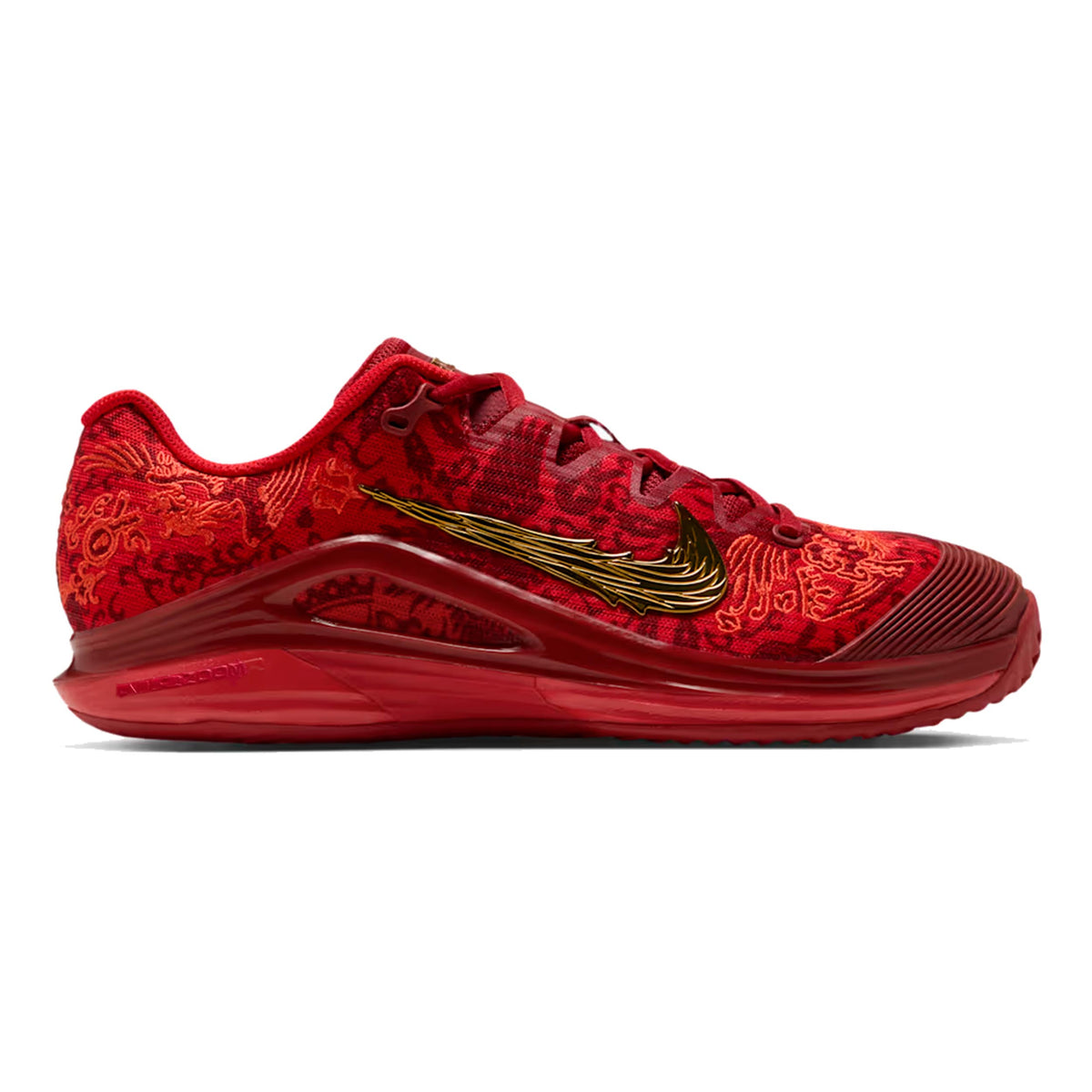 Nike Qinwen Zheng Zoom Vapor 12 Scarpa per terra rossa Donna-rosso, oro