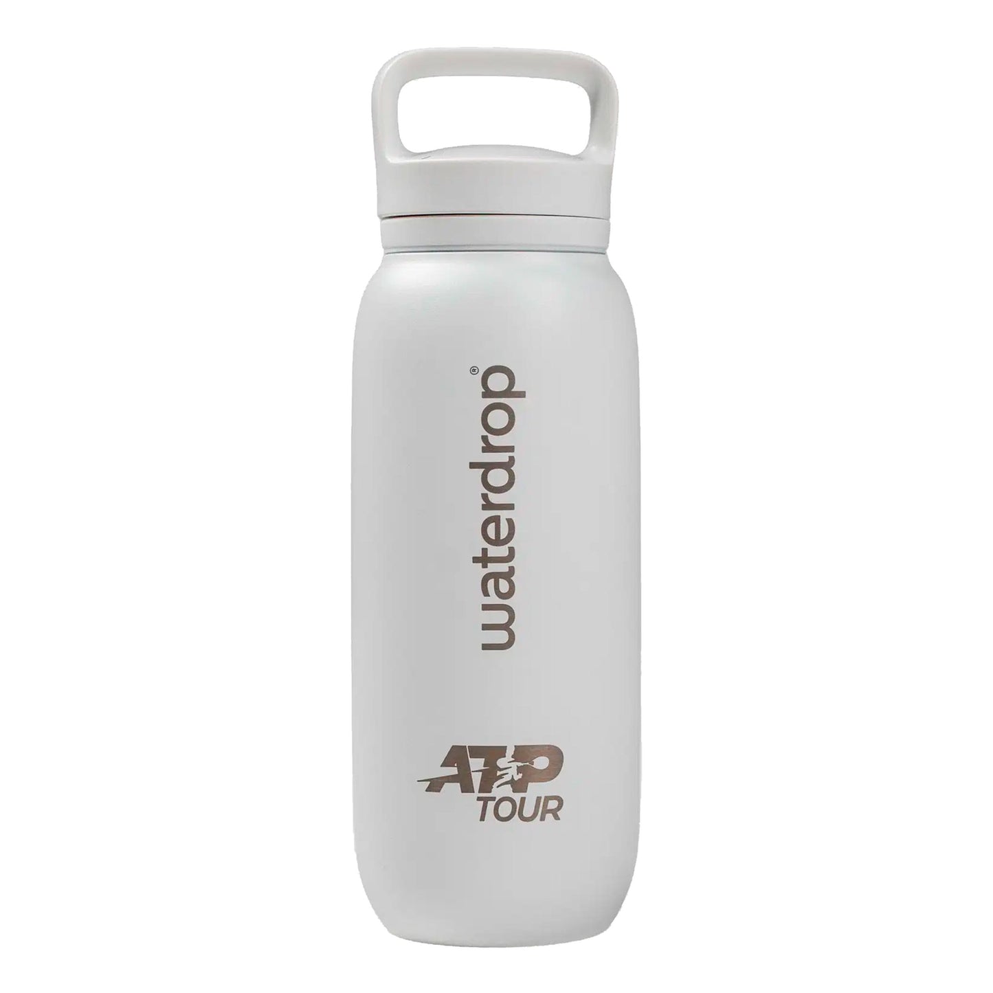 Dunlop Waterdrop Thermo Bottle 600ml Borraccia - bianco, argento