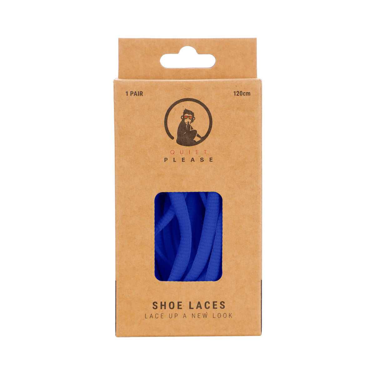 Quiet Please QP shoe laces 120cm Lacci - blu