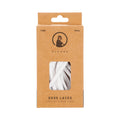 QP shoe laces 140cm Lacci - bianco