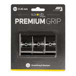 Overgrip Tennis-Point Premium Grip weiß 3er
