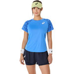 Abbigliamento ASICS ASICS Game Maglietta Donna-Blu