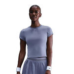Abbigliamento Nike Nike Court Dri-FIT Advantage Maglietta Donna-grigio-blu,grigio-blu