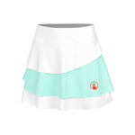 Abbigliamento Quiet Please Quiet Please Wild Flounce Gonna Donna-Bianco,Turchese