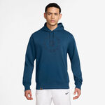 Abbigliamento Nike Nike Court Dri-Fit Heritage Felpa Con Cappuccio Uomini-Grigio-blu