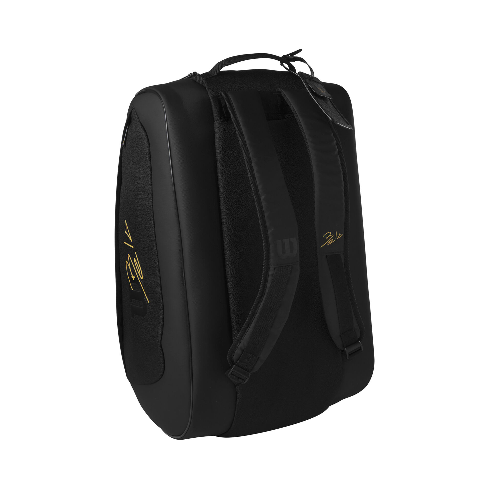 Borsa Da Padel Wilson RAK Pak - Spaziosa, Per 6 Racchette, Tante Tasche - Nero/Grigio, Poliestere - Foto 4