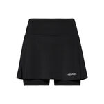 Abbigliamento HEAD HEAD Club Basic Long Gonna Donna-Nero,Argento