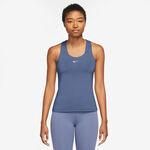 Abbigliamento Nike Nike Dri-Fit Swoosh Canottiera Donna - blu, bianco