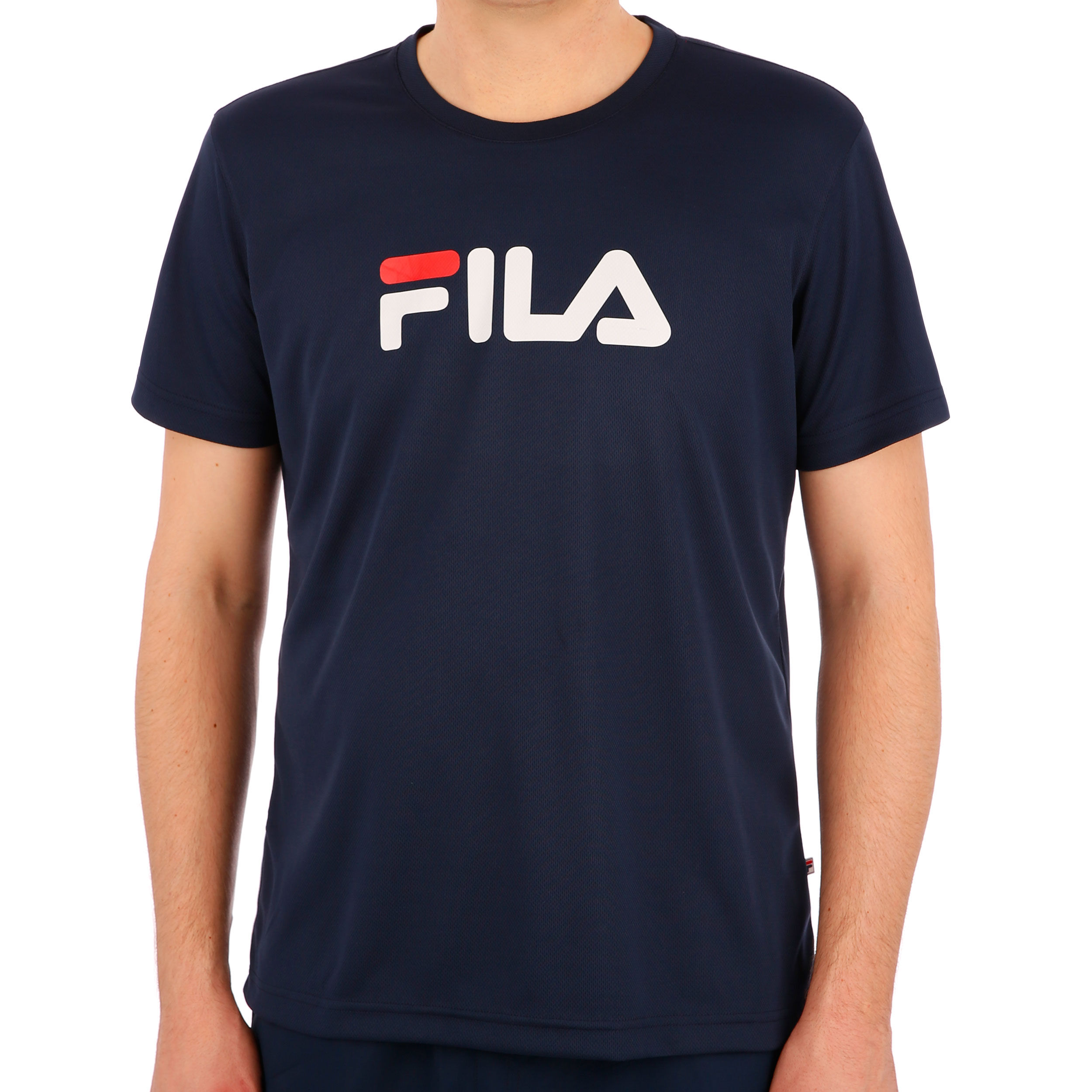 Blue fila t shirt top