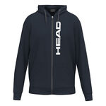 Abbigliamento HEAD HEAD Club Original Full Zip Felpa Uomini-Blu Scuro