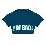 Abbigliamento BIDI BADU BIDI BADU Abdominis Crop Move Maglietta Donna-Color Petrolio