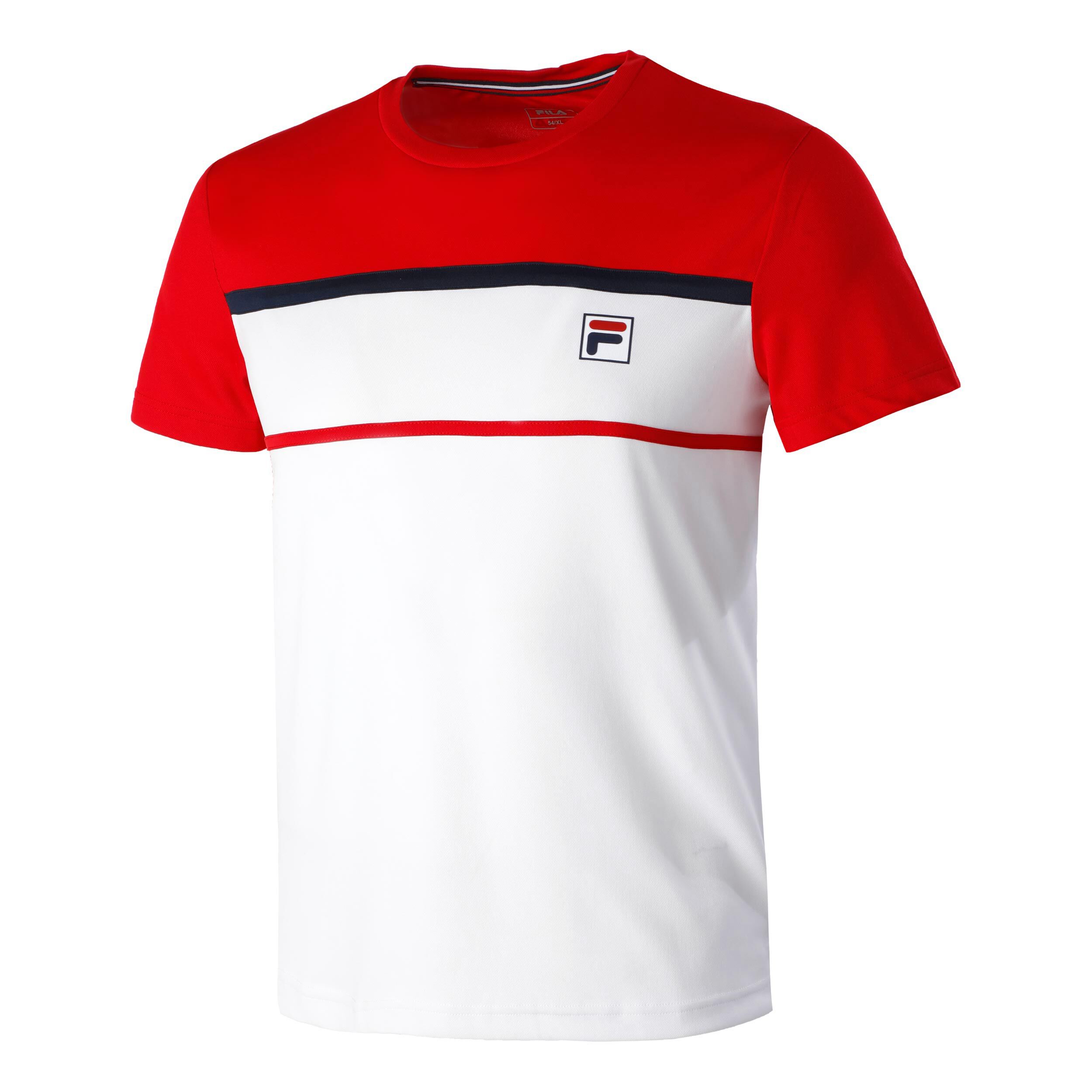 Magliette fila rosso hot sale