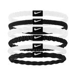 Abbigliamento Nike Nike Flex Hair Tie Fascia Per Capelli Confezione Da 6-Bianco,Nero