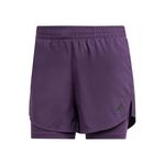 Abbigliamento adidas adidas MIN 2in1 Pantaloncini Donna-viola