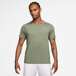 Abbigliamento Nike Nike Court Dri-FIT Advantage Maglietta Uomini - oliva, 