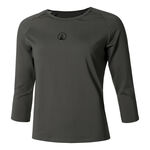 Abbigliamento Quiet Please Quiet Please Sparkle Stripe Manica Lunga Donna-Antracite