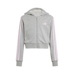 Abbigliamento adidas adidas Essentials Crop Felpa Bambini-Grigio