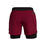 Peak Woven 2in1 Sts-RED Shorts