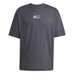 Abbigliamento adidas adidas GFX Glob Maglietta Uomini - grigio scuro, 