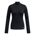 Abbigliamento Under Armour Under Armour Vanish CW 1/2 Zip Manica Lunga Donna-Nero