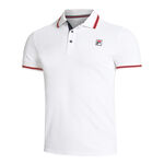 Abbigliamento Fila Fila Core Button Piro Polo Uomini-Bianco,Rosso