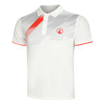 Abbigliamento Quiet Please Quiet Please Tournament Polo Uomini - bianco, rosso