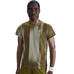 Abbigliamento Nike Nike Court Dri-Fit Victory Print Maglietta Uomini-Oliva