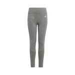 Abbigliamento adidas adidas Optime Glam 7/8 Calzamaglia Bambini-Grigio,Argento