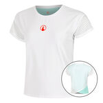 Abbigliamento Quiet Please Quiet Please Wild Cross Maglietta Donna-Bianco,Turchese
